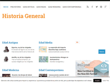 Tablet Screenshot of historiageneral.com